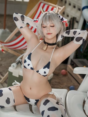 蜜汁猫裘 - 棕色尘埃 泰瑞丝 奶牛比基尼_159