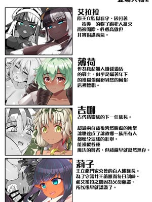 [朝風の雫 (朝風あびす)] ディックガールとふたなりダークエルフと小人化・胎内回帰。｜帶把女孩、扶她暗精靈和小人化·胎內回歸 [沒有漢化]_34