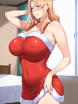 橘家のクリスマス 性なる夜は3人まとめて黒人巨チンに犯●れる (AI Generated)_175_6