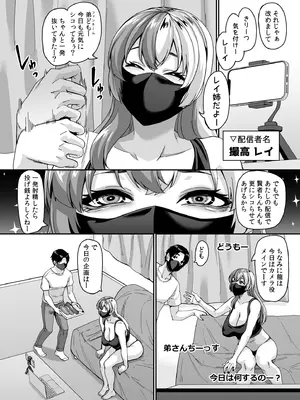[てぃらみすたると (一弘)] ズボラ姉（配信者）が誤爆エロバズしたから開き直って姉弟でエロ配信する枠2_06_chew
