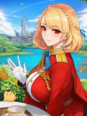 [AI小松鸟]纯恋午间满境❤️，与威尔士亲王老婆共度的茶色余韵❤️醉色云中餐厅的暧昧❤️，威尔士亲王老婆为你吹奏的弥足爱音❤️ 1-2 [Ai Generated]_007_p06