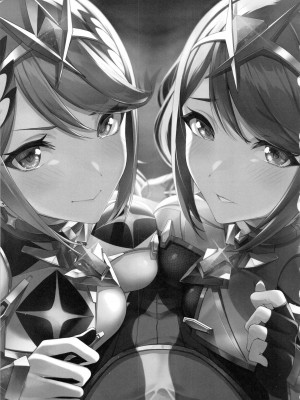 (C99) [ゆーき乳業 (悠木しん)] 光さす炎天の導き (ゼノブレイド2) [中国翻訳]_01