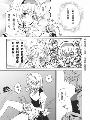 [喵玉汉化] (例大祭8) [なんとか生きてます。 (惠屋)] 完全で瀟洒な従者はD.T.なのか？ (東方Project)_12