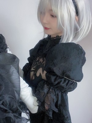 51酱 - NO.02 2B Black Bride_39_www.8kcosplay.com39