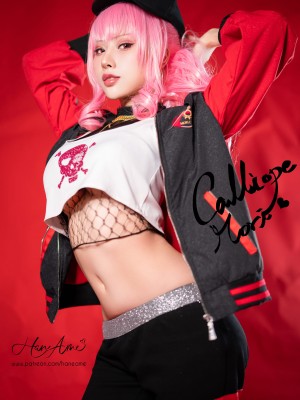 HaneAme 雨波 - Mori Calliope Second Costume ''Mori Calliope New Rock'' [hololive]_03