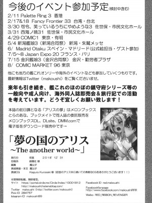 [金星之国汉化] (C95) [RED RIBBON REVENGER (魔公子)] 夢の国のアリス ～The another world～ (ソードアート・オンライン)_25