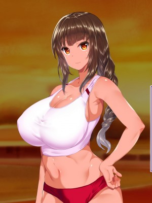 [STUDIOふあん (来鈍)] 陸上部女子は俺の生オナホ！！！校内種付け編 褐色肌版 Part1_970