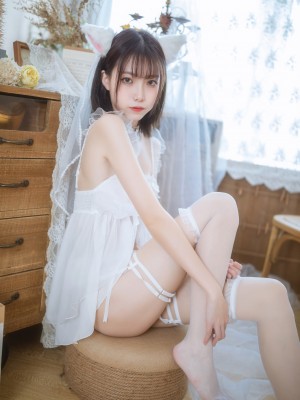许岚LAN - 少女白色裙_17