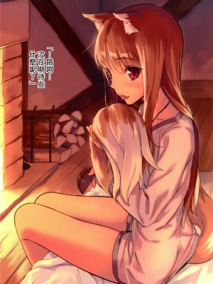 [final個人漢化] (C85) [アジサイデンデン (川上六角)] 湯けむりわっち折本 + イラスト (狼と香辛料)_13