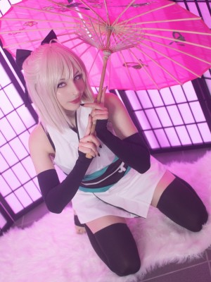 Shiro_Kitsune_Souji_Okita_Sakura_Saber_Fate_Grand_Order_c2464a119843538560b15 (T.ME-COSPLAYSETS)