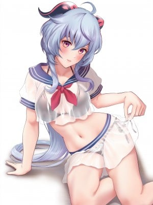 [江戸川浪漫] セーラー服甘雨 (原神) [黎欧x苍蓝星汉化组]_08