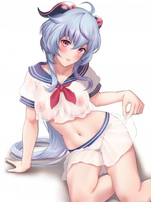 [江戸川浪漫] セーラー服甘雨 (原神) [黎欧x苍蓝星汉化组]_14