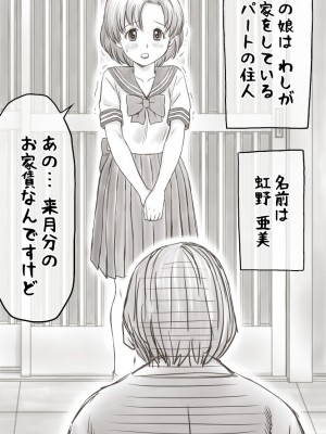 [あとり秋尚 (あとりK)] 家賃が払えなくて…亜美 (大家様編)_0005