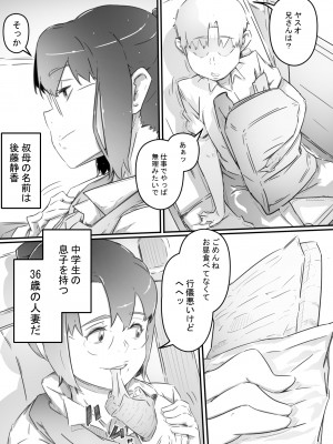 [ヒレカツ] 尚くん、叔母さんとセックスする 1-2 (オリジナル)_0004