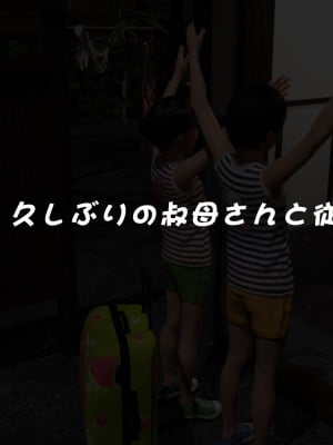 [3D][BlackK Studio] 忘れられない夏~夏休みに遊びに行ったら まさか叔母さんと従妹と…!!_0012