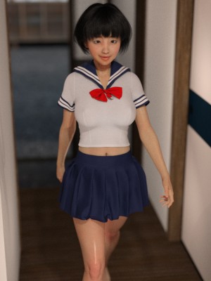 [3D][BlackK Studio] 忘れられない夏2~最終完結編~ セックス三昧の夏休み～女担任の家庭訪問と隣の女子高生シッターのあられもない痴態!最後はおじいちゃんも我慢できなくて_0155