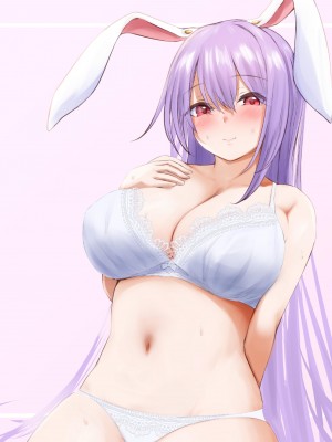 [よめいりウサギ (兎花玲)] 発情ウサギとふでおろし (東方Project) [DL版]_25