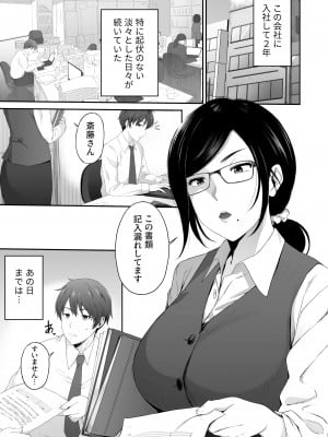 痴女。-地味巨乳な経理・高橋にドM癖を開花させられた俺-