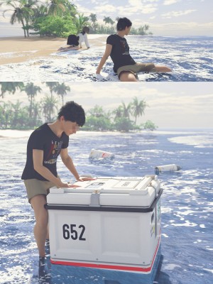 [3D][空色工房] セクハラお兄さんと無人島漂流_0098