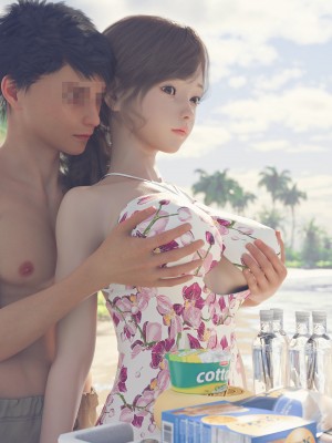 [3D][空色工房] セクハラお兄さんと無人島漂流_0113