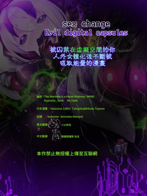 [やせうまロール (定食、とよのきつね。、Hypnotic_Yanh)] 囚われたアナタが人外女体化してエネルギーを吸われつづけるまんが-ハンテンオルタナティヴ- [中国語]_39