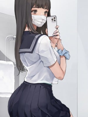 (同人CG集) [海凪コウ] 放課後裏垢女子／競泳