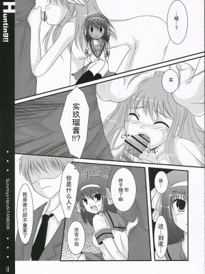 (サンクリ32) [はるこまちかん。 (中月ゆ～な)] Hunting! (涼宮ハルヒの憂鬱) [零食汉化]_11