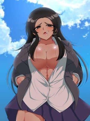 [アカガイ (マインスロア)]  爆乳腹筋ヤンキーの先輩って実はエロいって本当ですか-_109