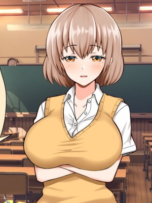 [全力スローライフ (エロジロウ)] ヤリマン爆乳JK童貞巨チンに堕とされる！？_0015