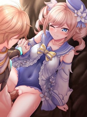 [CAN] 水着バーバラ青姦 (原神) [黎欧x苍蓝星汉化组]_11