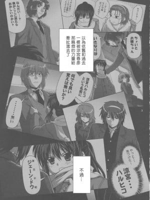 [楓色漢化] (COMIC1☆4) [サークルくれじっと (あきかん)] キョン子で消失 (涼宮ハルヒの憂鬱)_03