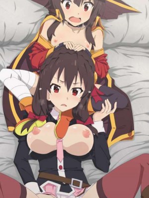 ［ColomoTen］めぐみんVSゆんゆん！地獄！はじめての子作り勝負！Full Size And Difference. (この素晴らしい世界に祝福を)_020