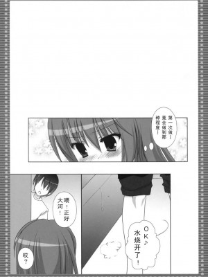 [飛雪漢化組] (C75) [KOKIKKO (せせなやう)] 胸・・・・・・ときどき晴れ。 | 胸……偶尔也要放松。 (とらドラ！)_20