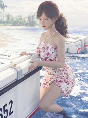 (同人CG集)[空色工坊] セクハラお兄さんと無人島漂流_nmj15