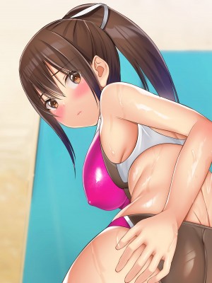 [ぽるちーに] 二人の幼馴染が巨乳とマンスジがエロ目立ちする水泳部と陸上部に入部して俺を誘うから何度も生ハメ中出しセックスしまくる！！_557