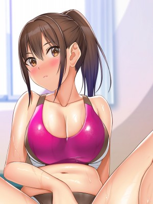 [ぽるちーに] 二人の幼馴染が巨乳とマンスジがエロ目立ちする水泳部と陸上部に入部して俺を誘うから何度も生ハメ中出しセックスしまくる！！_386