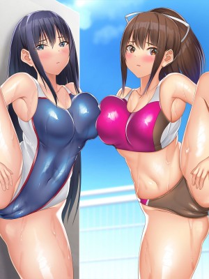 [ぽるちーに] 二人の幼馴染が巨乳とマンスジがエロ目立ちする水泳部と陸上部に入部して俺を誘うから何度も生ハメ中出しセックスしまくる！！_676