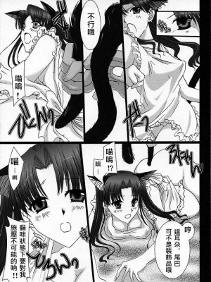[wl00314824個人漢化] (コミコミ9) [うどんや (鬼月あるちゅ、ZAN)] 猫耳裸えぷりん (Fate╱stay night)_12