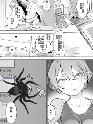 [无毒汉化组] [ハエチャイム (smomo)] 蜘蛛×在宅女子_003