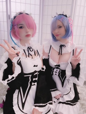 Kelly Jean & Kyaandere  - Rem & Ram_15