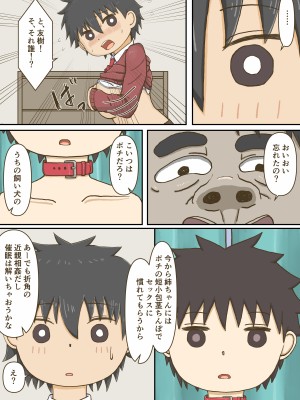 [銀色のぞう]  クラスメイトが生意気だったので催眠で犯したらキモいブラコンとわかったのでついでに寝取った。_09