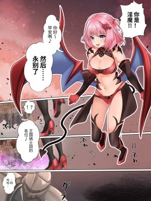 [聖華快楽書店] フェードイン・サキュバス ―サキュバスに身体を乗っ取られ弄ばれる姫騎士物語― [中国語]_06