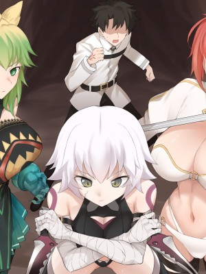 [テラスMC] 水着武蔵に貢がされた上に黒人デカチンポNTR動画でメイヴにチンポしばかれる漫画＋その他 (Fate／Grand Order) [黎欧出资汉化]_23