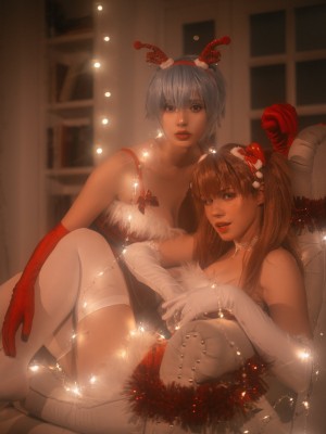 Shirogane-sama - Asuka_Asuka - Asuka and Rei Christmas 0005