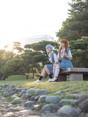 Shirogane-sama - Asuka_Asuka - Asuka and Rei Schoolgirl 0008