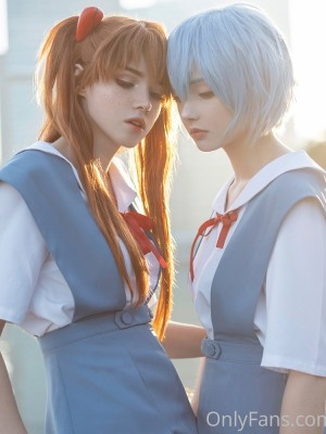 Shirogane-sama - Asuka_Asuka - Asuka and Rei Schoolgirl 0015