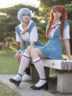 Shirogane-sama - Asuka_Asuka - Asuka and Rei Schoolgirl 0017