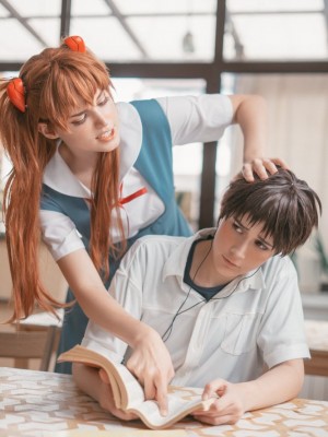 Shirogane-sama - Asuka_Asuka - Asuka and Shinji School 0001