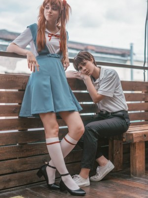 Shirogane-sama - Asuka_Asuka - Asuka and Shinji School 0003