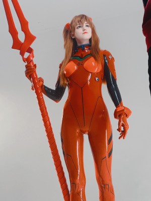 Shirogane-sama - Asuka_Asuka - Plug Suit and Spear Backstage 0011